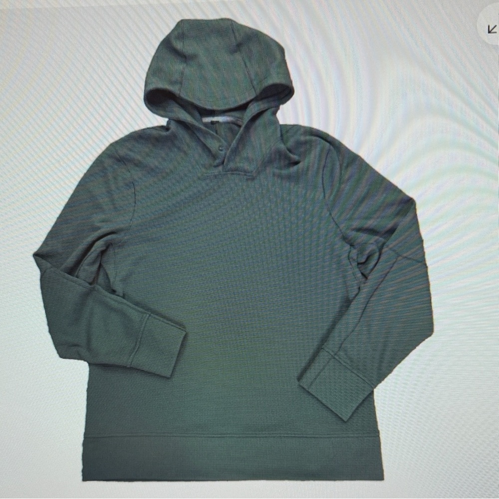 Lululemon Hoodie Green Waffle Men’s XL